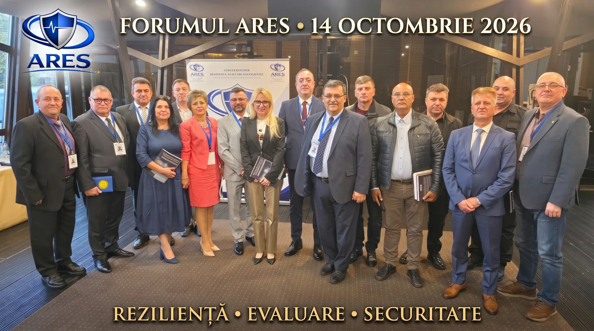 Imagine ilustrativă Forumul ARES — 14 octombrie 2026, reziliență, evaluare și securitate