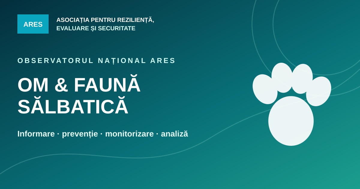 Observatorul Național ARES – Om & Faună Sălbatică, proiect de informare și prevenție